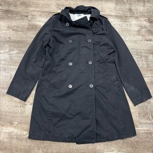 Old Navy Long Black Coat Size Small